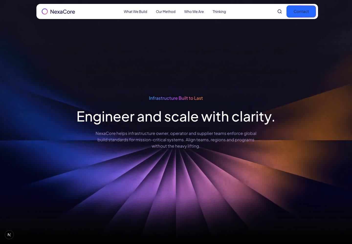 NexaCore template preview